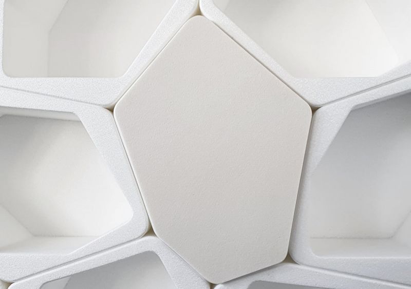 Movisi Sonic white lids for Build shelving